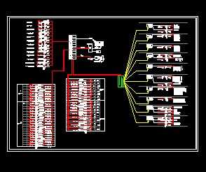 监控布线图怎么画_监控布线图纸怎么画_监控布线cad图