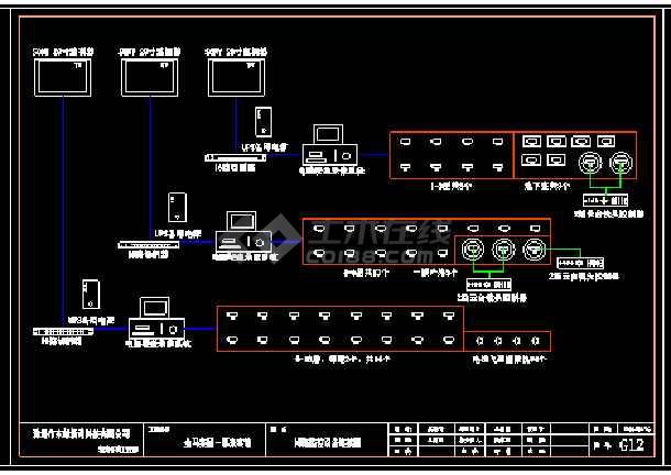 监控布线cad图_监控布线图怎么画_监控布线图纸怎么画