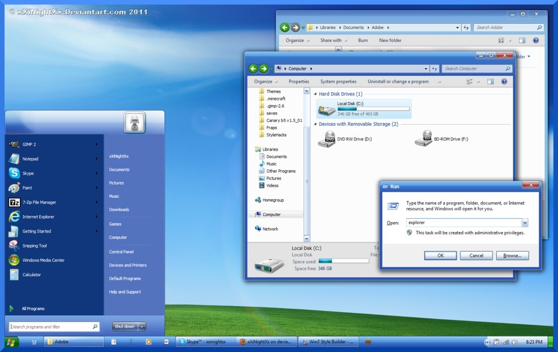 win7仿xp主题包-Win7 仿 XP 主题包：带你重温经典，找回熟悉的感觉