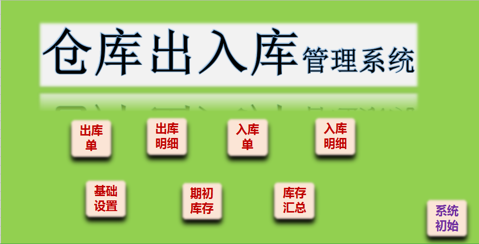 出入仓库库管理系统设计_仓库出入库系统怎么做_仓库出入库管理系统