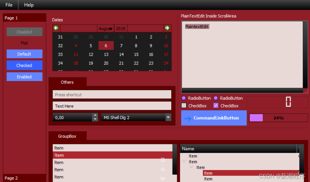 qt设置按钮字体颜色_qt按钮字体颜色_qt设置控件字体颜色