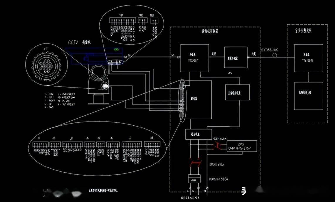 监控立杆cad图例_监控立杆cad图纸_监控立杆ced图纸